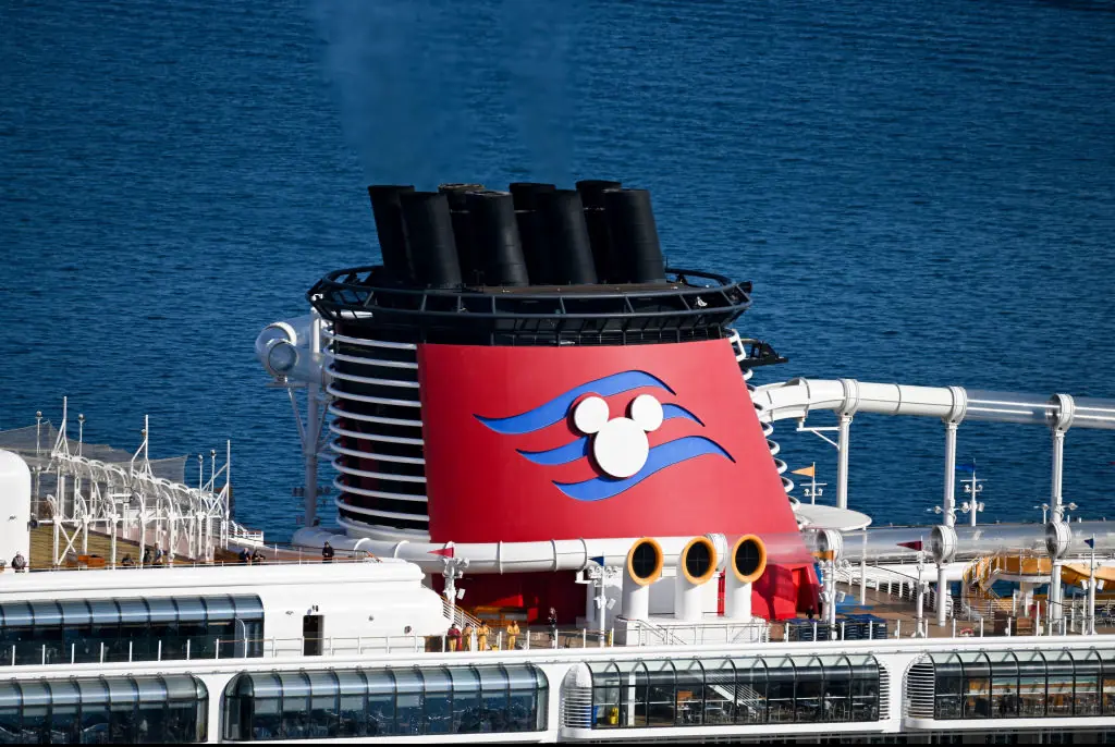 The Disney Cruise Ship rescued four people. Credit: Finnbarr Webster / Getty