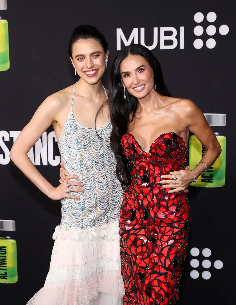 Demi Moore starred alongside Margaret Qualley in The Substance. Credit: Variety / Getty