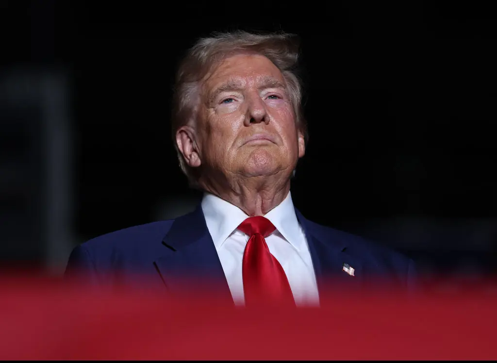 Donald Trump was the target of an apparent "assassination attempt" while golfing. Credit: Justin Sullivan / Getty