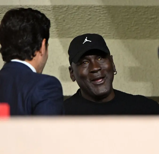 Michael Jordan was recently photographed at a soccer game. Credit: 	Chris Ricco - UEFA / Getty