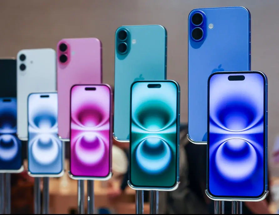 26 iPhones were found glued to the woman's body. Credit: Annice Lyn/Getty Images