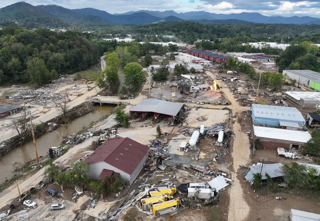 The storm caused massive flooding across the entire state. Credit: Mario Tama/Getty