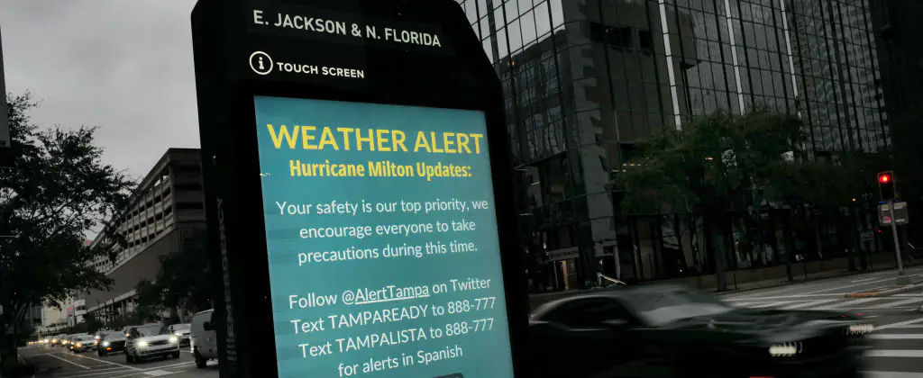 Weatherman breaks down in tears over devastating Hurricane Milton: 'This is just horrific'