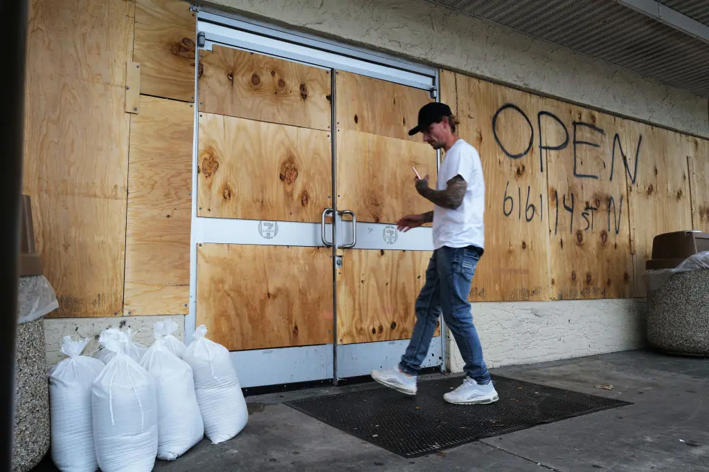Residents preparing for Hurricane Milton. Credit: Spencer Platt/Getty