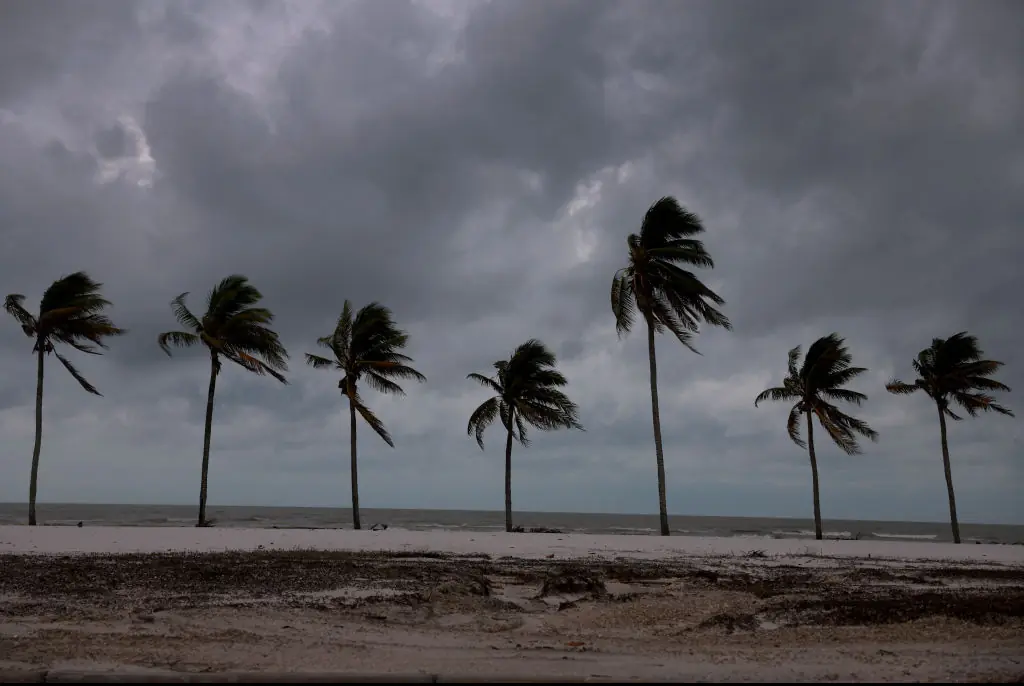 The Hurricane has been downgraded to category one. Credit: Joe Raedle/Getty