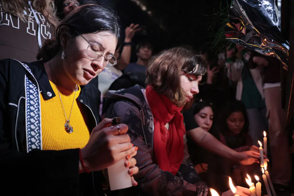 Fans have gathered to mourn the loss of the singer. Credit: Luciano Gonzalez/Anadolu/Getty