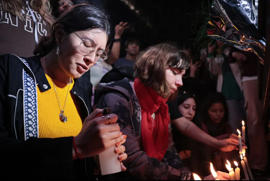 Fans have gathered to mourn the loss of the singer. Credit: Luciano Gonzalez/Anadolu/Getty