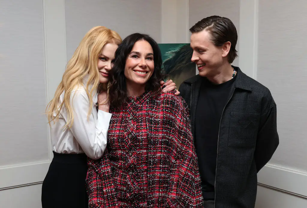 Nicole Kidman, director Halina Reijn and Harris Dickinson at A24's Babygirl Los Angeles Special Screening. Credit: Eric Charbonneau/A24/Getty