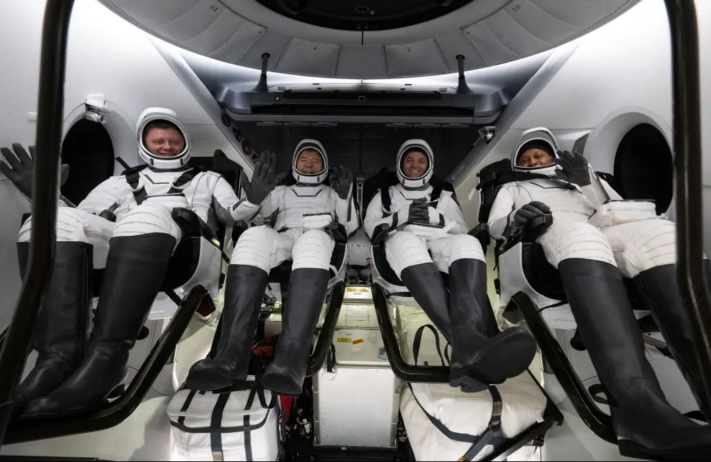 Splashdown of Crew-8. Credit: Joel Kowsky/NASA/Getty