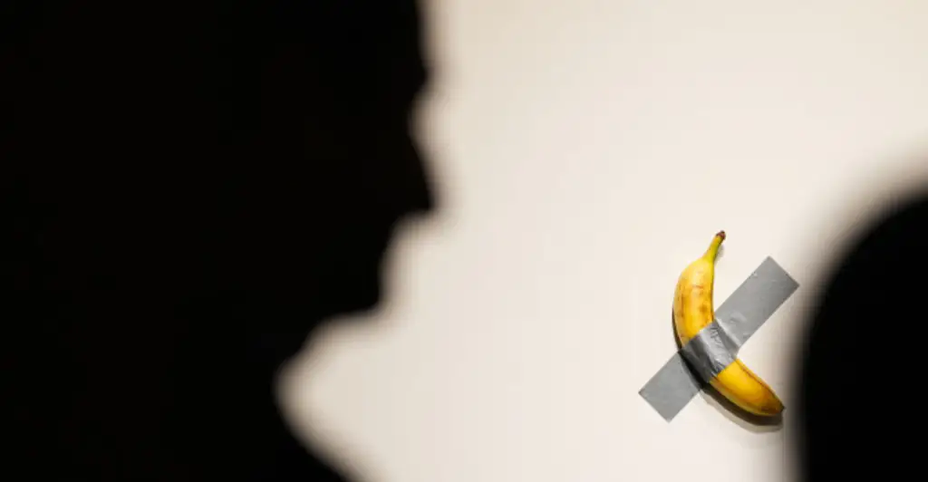 Infamous artwork of banana taped to wall sells for $6.24 million at auction