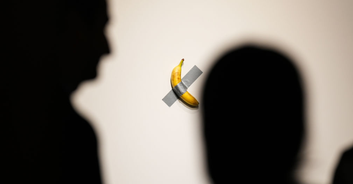 Infamous artwork of banana taped to wall sells for $6.24 million at auction