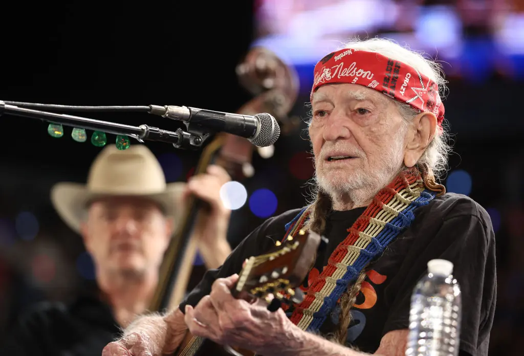 Willie Nelson apparently smoked Snoop Dogg under the table. Credit: Justin Sullivan / Getty