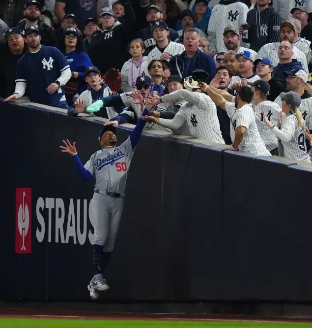 The fans were later ejected. Credit: Daniel Shirey / Getty