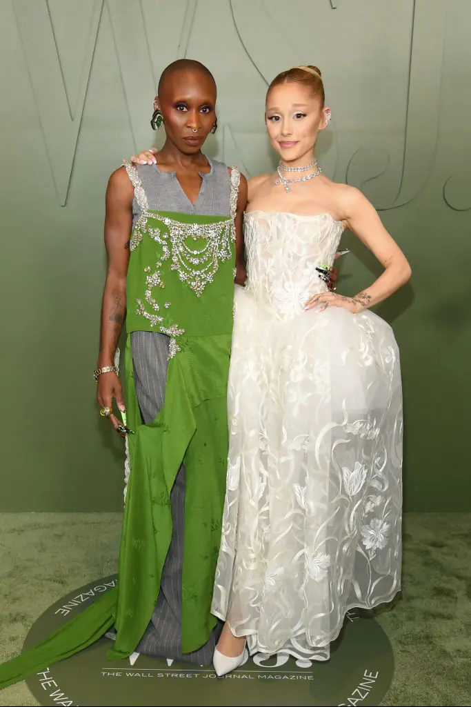 Arian Grande and Cynthia Erivo star in Wicked. Credit: Noam Galai / Getty
