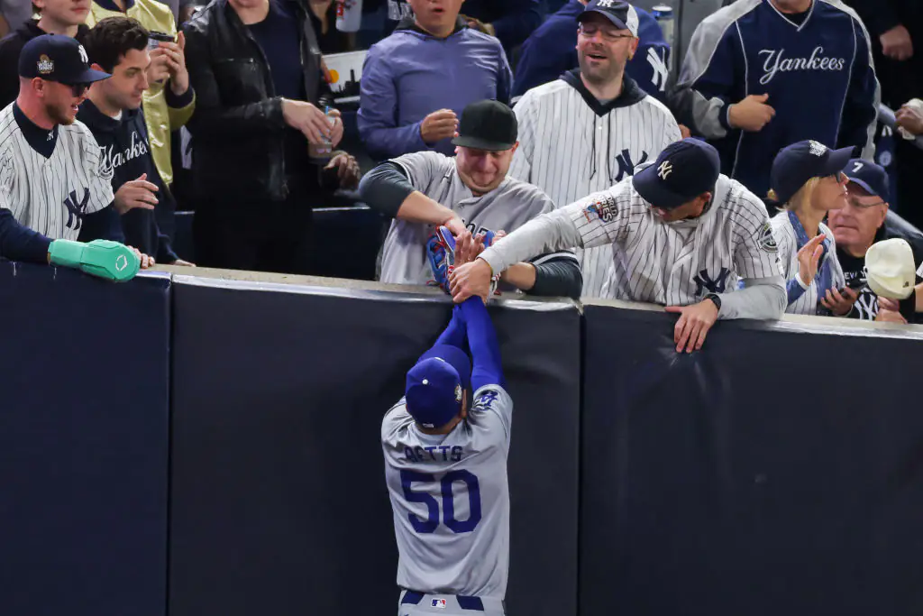 It was an ugly scene. Credit: Al Bello / Getty