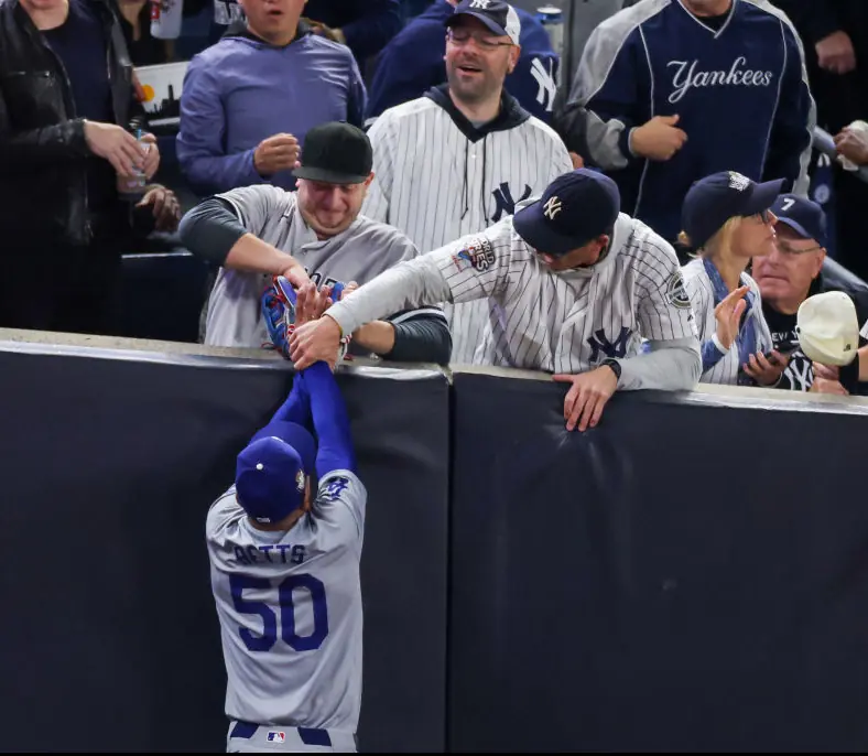 It was an ugly scene. Credit: Al Bello / Getty