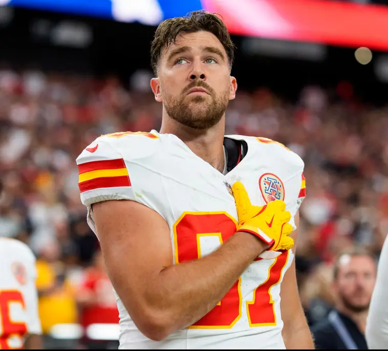 Kelce carried on as business as usual after Trump's historic win which upset some fans. Credit: Brooke Sutton/Getty