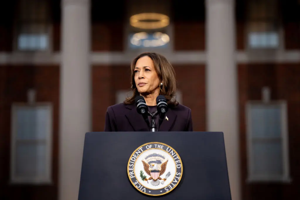 Kamala Harris conceded defeated to Trump. Credit: Andrew Harnik / Getty