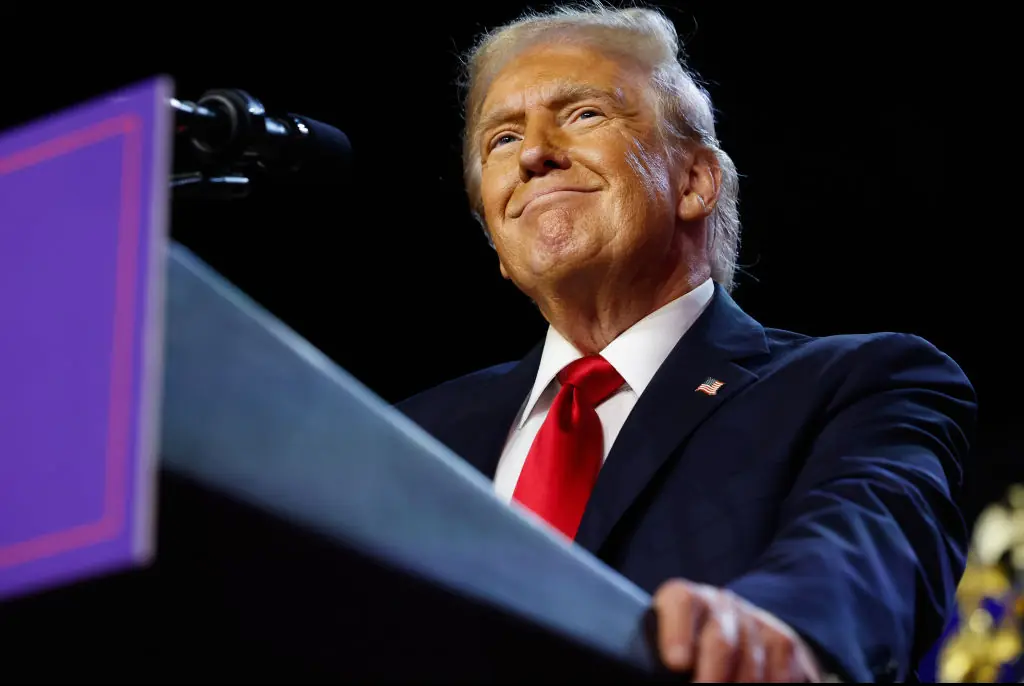 Donald Trump addresses the nation as he edges closer to victory
