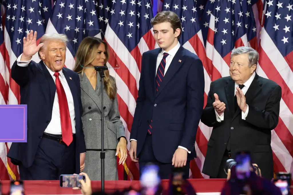 President Donald Trump isn't ruling out a presidential run for any of his five children. Credit: Win McNamee / Getty