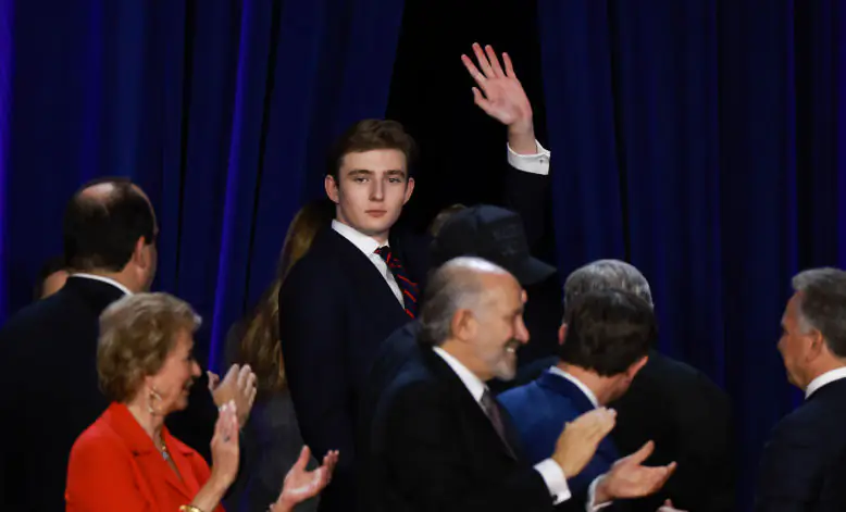 Barron Trump, 18, reportedly gives surprising answer when classmates ask who he votes for