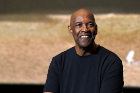 Denzel Washington gets baptized and becomes a minister