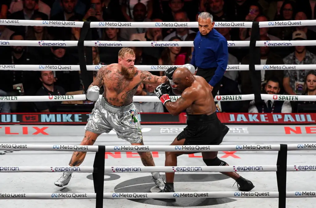 Paul took Tyson - and viewers - by surprise. Credit: Stephen McCarthy / Getty