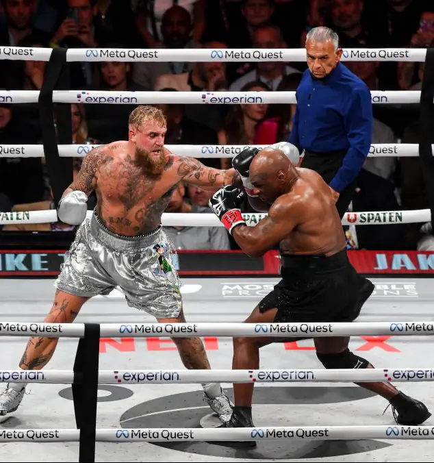 Paul took Tyson - and viewers - by surprise. Credit: Stephen McCarthy / Getty