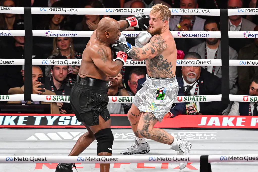 Tyson vs Paul took place last night. Credit: Anadolu / Getty