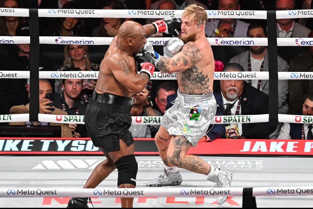 Tyson vs Paul took place last night. Credit: Anadolu / Getty