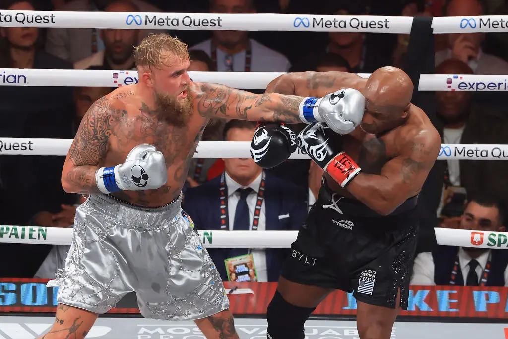 Jake Paul defeated Mike Tyson. Credit: Christian Petersen / Getty