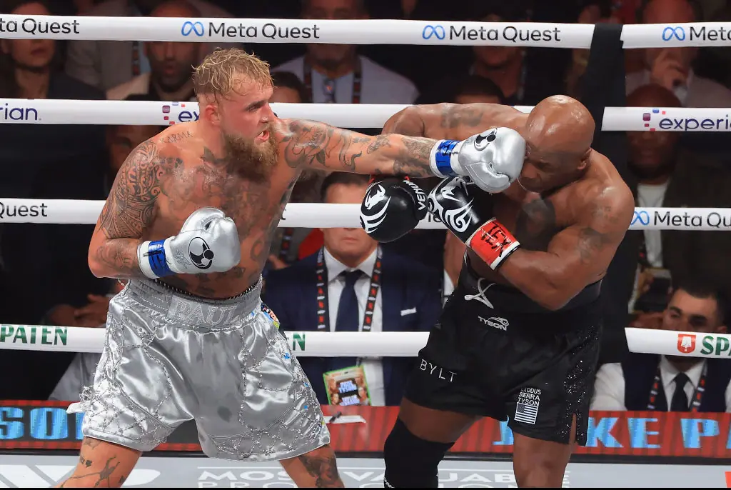 Jake Paul defeated Mike Tyson. Credit: Christian Petersen / Getty