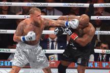 Jake Paul and Mike Tyson