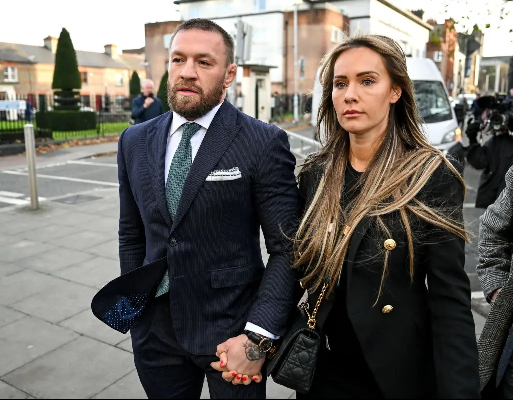 McGregor and his partner, Dee Devlin. Credit: David Fitzgerald / Getty