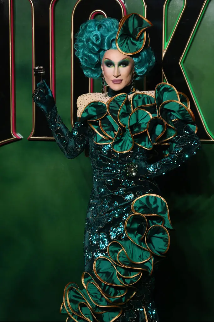 The drag star attended the Wicked (2024) premiere. Credit: Lia Toby / Getty