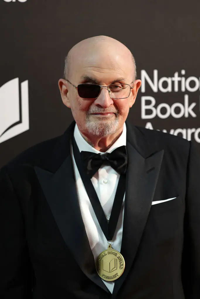 Salman Rushdie was attacked at a literary gathering in western New York in 2022. Credit: Dimitrios Kambouris / Getty