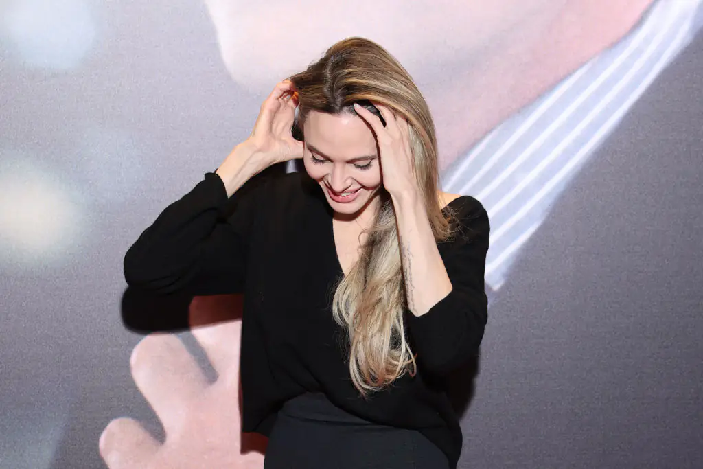 Jolie had a medical reason as to why she chose to go barefoot. Credit: Daniele Venturelli/Getty