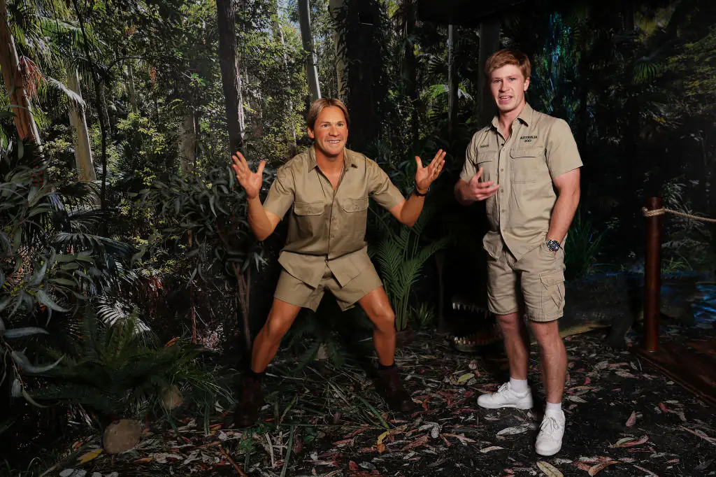 Robert Irwin shares emotional reaction to seeing waxwork of dad Steve for the first time