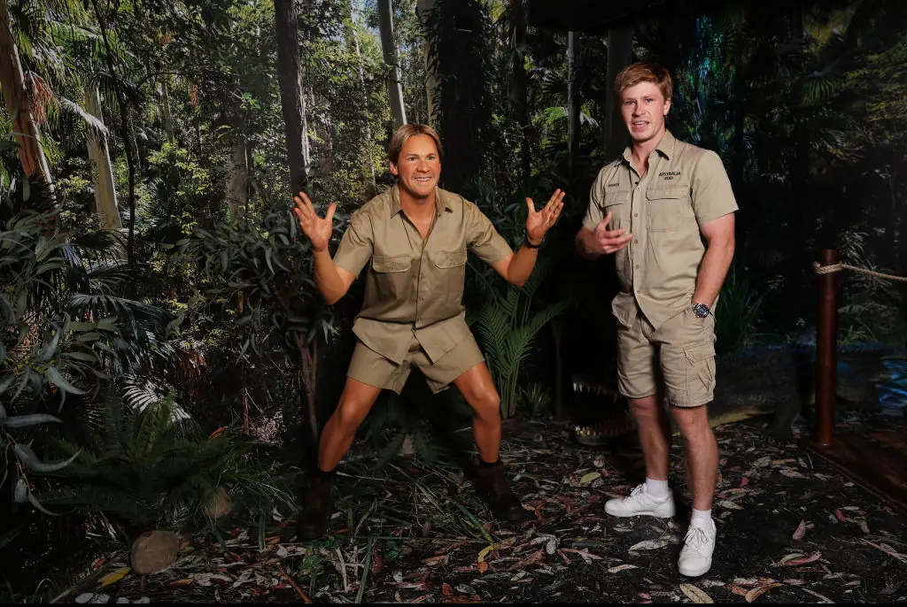 Robert Irwin shares emotional reaction to seeing waxwork of dad Steve for the first time