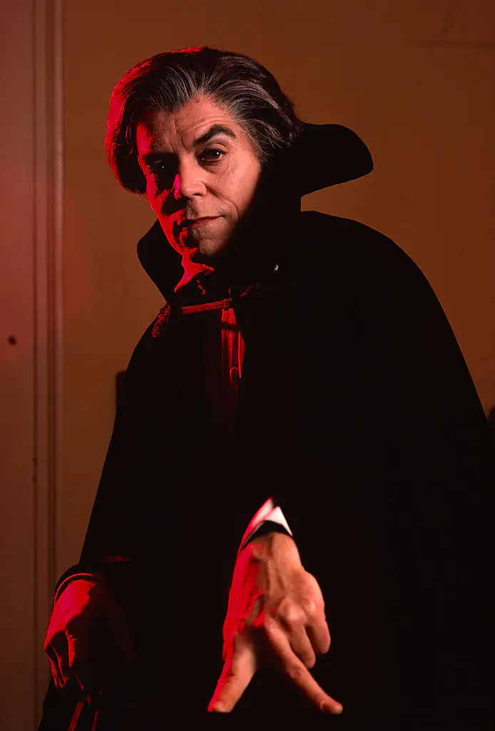 Betts (pictured in 1979) played Dracula on Broadway. Credit: McNally / Getty Images.