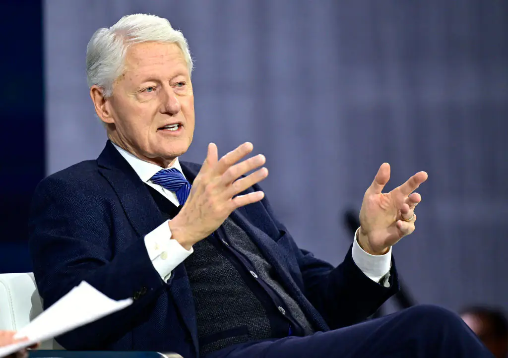 Former President Bill Clinton was mentioned in the Epstein files. Credit: Eugene Gologursky/Getty Images.