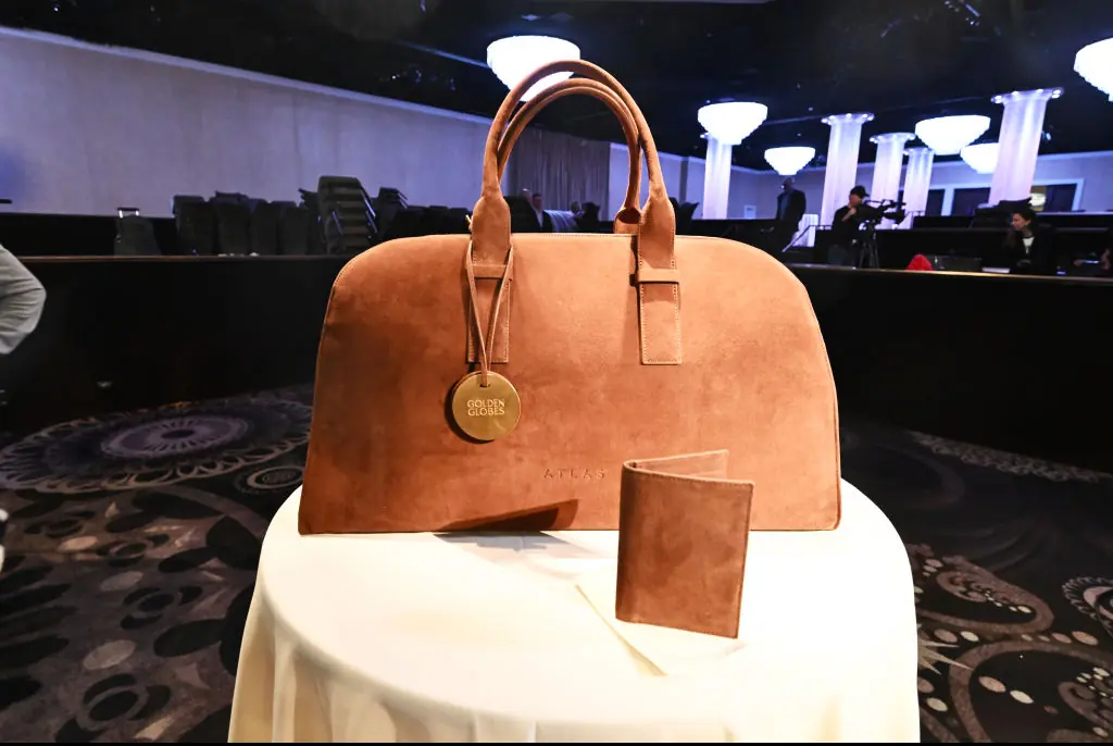 All winners and presenters get an Atlas Bespoke Weekender Bag. Credit: Michael Buckner / Getty