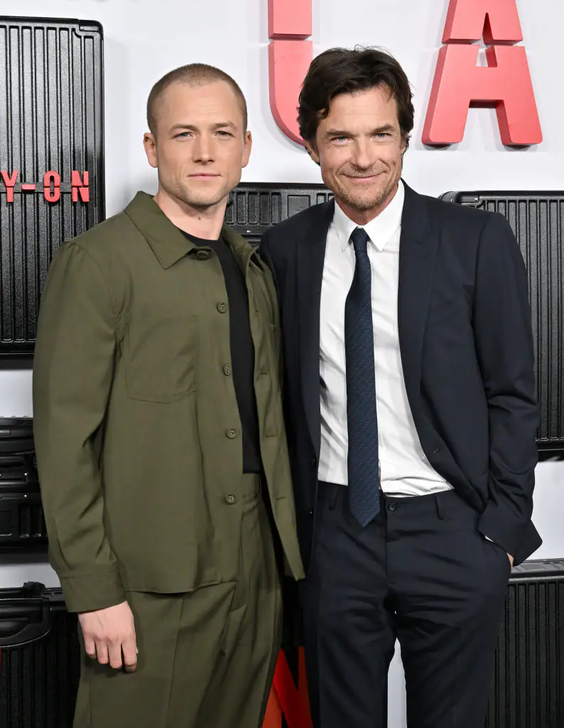 Taron Egerton and Jason Bateman star in the new Netflix movie Carry On. Credit: Axelle/Bauer-Griffin / Getty