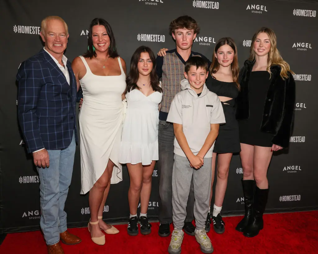 Neal and Ruve with this children.  Credit: Paul Archuleta / Getty