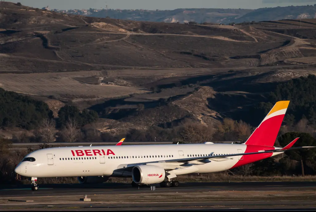 The scary incident took place on an Iberia Airbus A320. Credit: Marcos del Mazo/LightRocket via Getty Images (Stock photo)