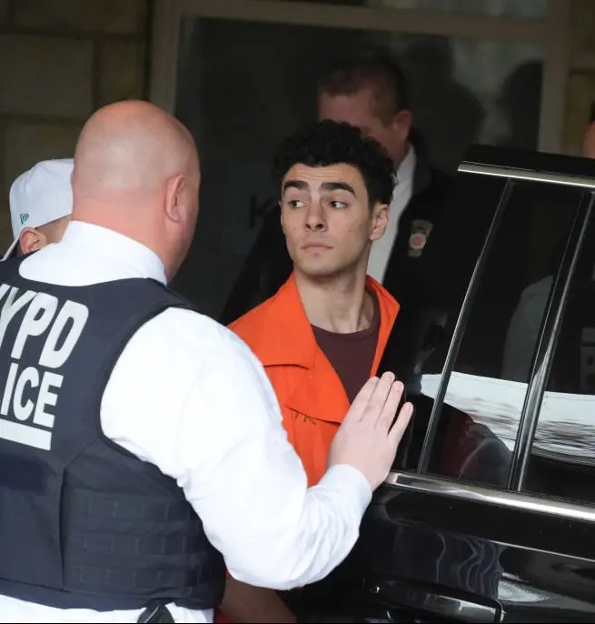 Luigi Mangione after a hearing at Blair County Courthouse on December 19, 2024 in Hollidaysburg, Pennsylvania.Credit: Pool / Getty