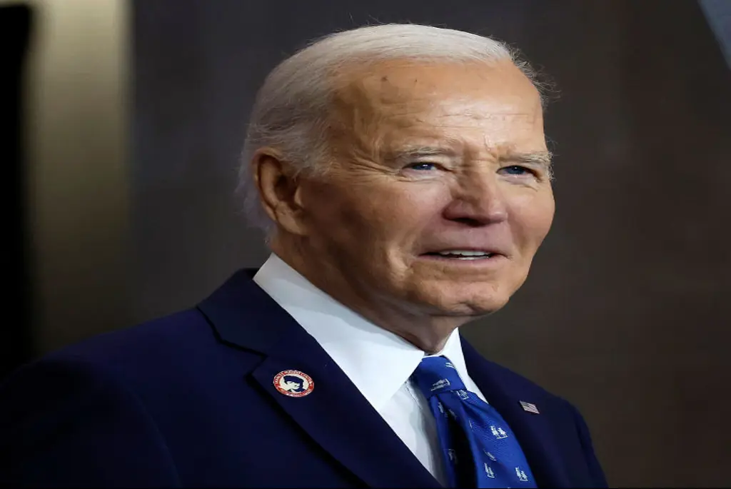 Joe Biden downplayed fears regarding the drones. Credit: Kevin Dietsch/Getty