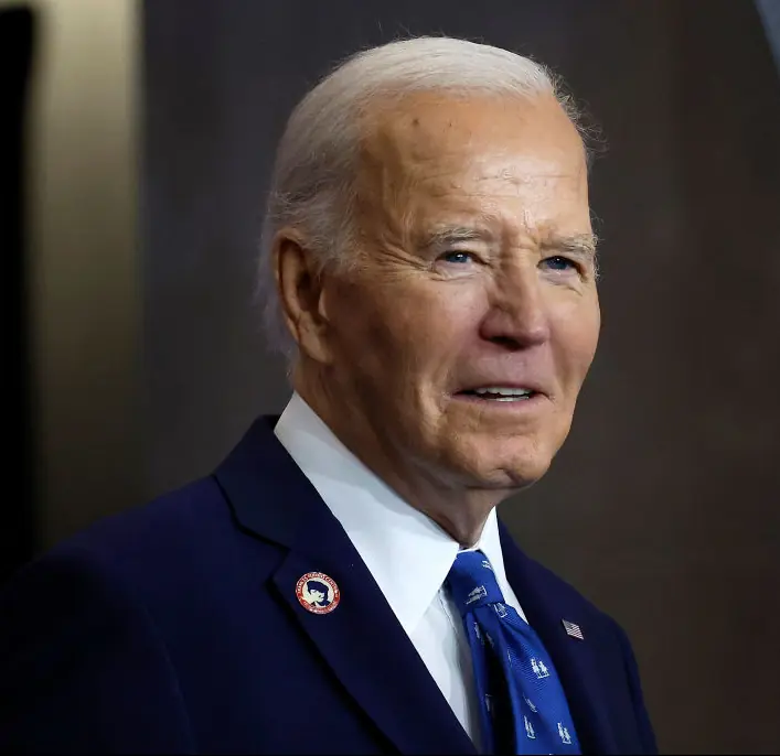 Joe Biden downplayed fears regarding the drones. Credit: Kevin Dietsch/Getty
