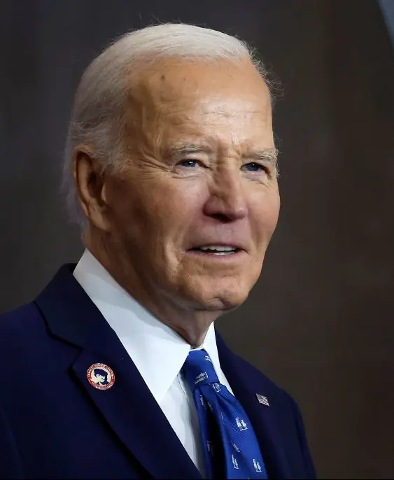 Joe Biden downplayed fears regarding the drones. Credit: Kevin Dietsch/Getty