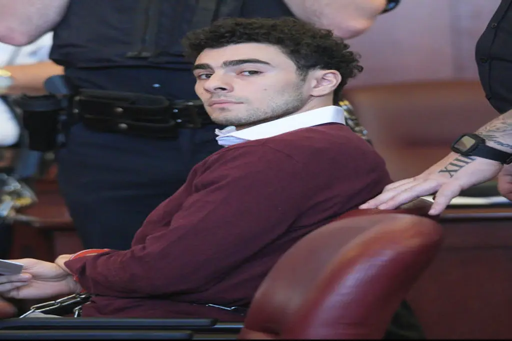 Luigi Mangione is currently awaiting trial at Brooklyn’s Metropolitan Detention Center. Credit: Pool / Getty